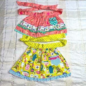 2 Boutique Handmade Kids Aprons